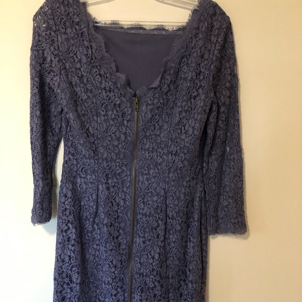 Purple Lace Adrianna Pepell Dress